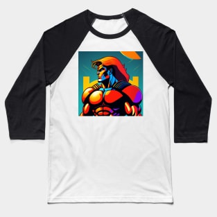 Spartan Strong Comic Book Style Baseball T-Shirt